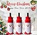 D-Fokes 10PC Santa Claus Christmas Drawstring Red Wine Bottle Cover Bags Dinner Party Table Decor Xmas Gift (Red Wine Bag 10 pcs)