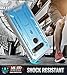 LG V40 ThinQ Rugged Case, LG V40 Rugged Case, Poetic Revolution [360 Degree Protection] [Built-in-Screen Protector] Full-Body Rugged Heavy Duty Case for LG V40 / LG V40 ThinQ (2018) - Blue