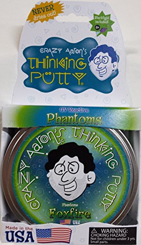 Foxfire Crazy Aaron's Thinking Putty 3.2oz, Large 4" tin New