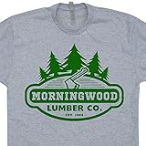 Morningwood Lumber Company T Shirt Funny Offensive Rude Morning Wood Lumberjack Shirtmandude T Shirts