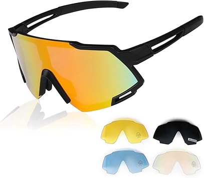 GARDOM Gafas de Ciclismo Hombres Mujeres, Gafas de Sol ...