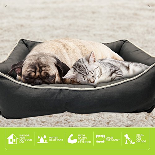 Pet Craft Supply Premium Snoozer Couch-Style Sofa Outdoor/Indoor Pet Bed for Dogs & Cats - Thumbnail 4