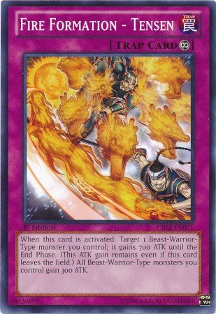 Yu-Gi-Oh! - Fire Formation - Tensen (CBLZ-EN071) - Cosmo Blazer - 1st Edition - Common