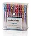 Embroidex 48 Piece Pen Set of Multicolor Gel Pens - Ideal for Scrapbooking, Coloring, Doodling, Sketching and Craft - Includes Metallic, Neon, Glitter Color Pens Great Gift for Kids Children & Adults
