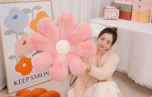 WYIKE Flower Pillow Cute Plush Flower Cushion Floor Pillow