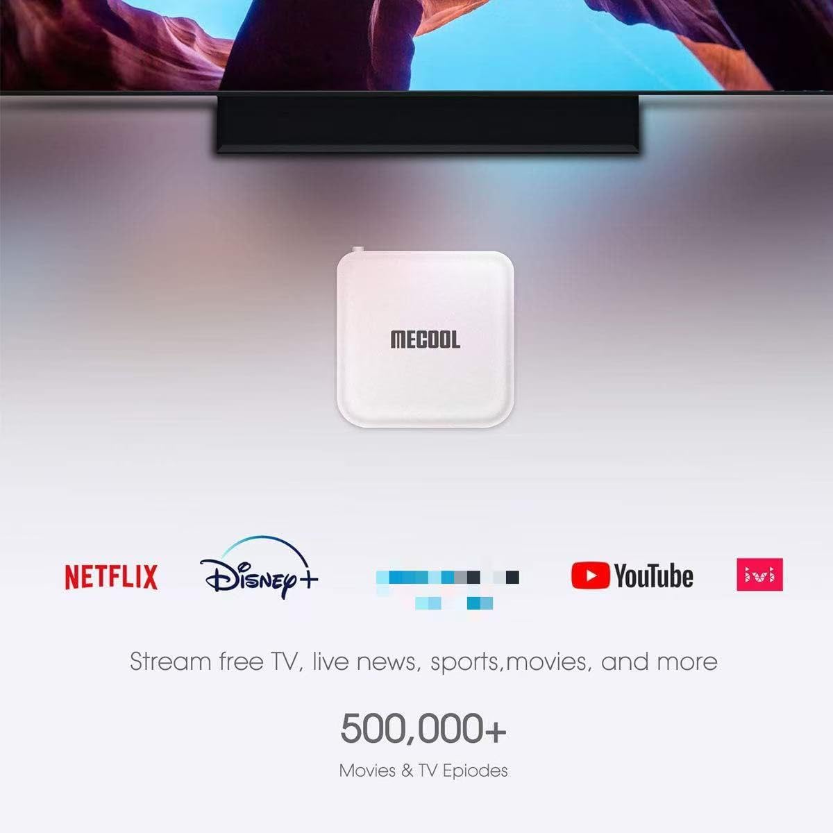 MECOOL KM2 Android TV Netflix 4K con Asistente de Google Reproductor multimedia de transmisión 4K HDR integrado Certificado por Google Certificado por Netflix MECOOL KM2 Android TV Netflix 4K con Asistente de Google Reproductor multimedia de transmisión 4K HDR integrado Certificado por Google Certificado por Netflix