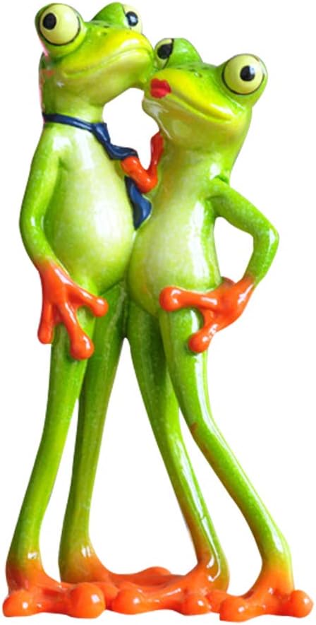 Amazon Com Dorlotou Frog Cute Funny Frogs Figurines Statue Frog
