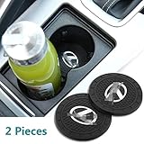 Jhaze 2pcs 2.75 inch Car Interior Accessories Anti Slip Cup Mat for Lexus All Models