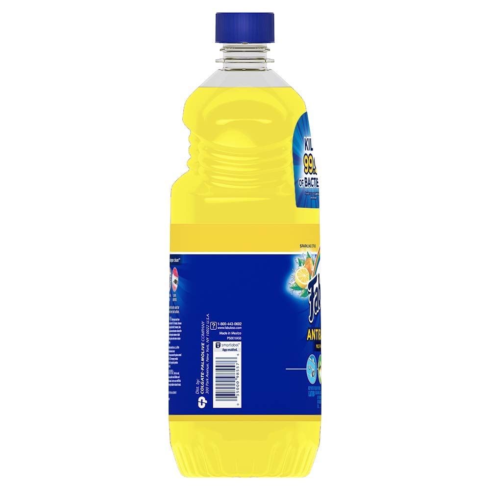 Fabuloso Antibacterial All Purpose Cleaner, Floor Cleaner, Kitchen Clean, Bathroom Cleaner, Sparkling Citrus - 288oz Total (48oz | Case of 6): Industrial & Scientific