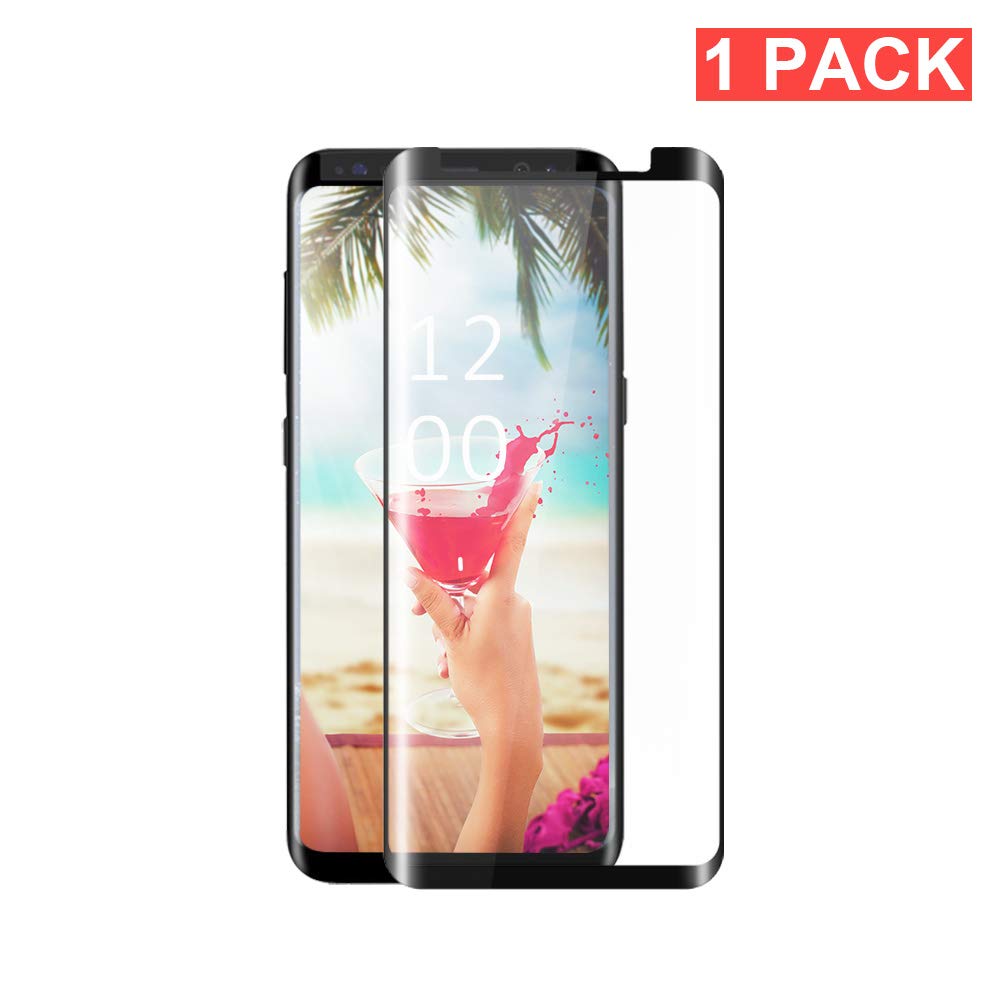 Samsung Galaxy Note 9 Screen Protector, WengTech 3D Curved 9H Hardness Border Adhesive Touch Sensitive Ultra Clear Tempered Glass Screen Protector for Samsung Note 9
