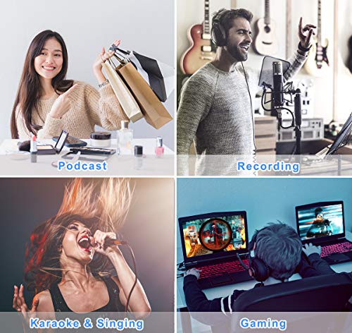 5 Upgraded%25E3%2580%2591+Condenser+Microphone+LiveStreaming+Adjustable