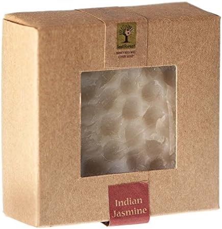 Last Forest Honey Bee Wax Indian Jasmine Pebbles Comb Soap Bath Care - 2.6 Ounce