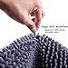 Ohuhu Super Soft Bathroom Rugs, Non Slip Microfiber Shaggy Chenille Bath Rug for Kitchen Bedroom