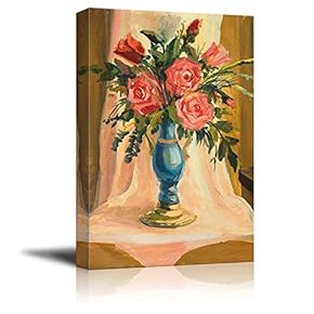 A Vivid Bouquet of Red Roses in a...