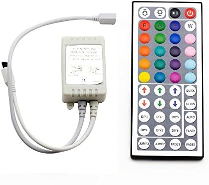 Eastchina 44 keys IR Remote Controller, Designed For 5050 | 3528 | 5630 RGB Flexible LED Strip Lights