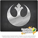 Rebel Alliance / Jedi 3,9" x 3,9" 15 COLORS - Neon + Chrome! Decal Sticker Bumper Cut Vinyl Motorcycle