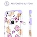 DOMAVER Case for iPhone 6S Plus/6 Plus Pineapple Drop Protection Hybrid Hard PC Soft Rubber Protective Phone Case for iPhone 6 Plus/6S Plus,Purple