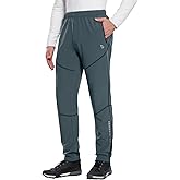 baleaf Men's Winter Cycling Running Pant Water Resistant Fleece Mountain Bike Pants Cold Weather Gear Windproof