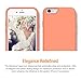 iPhone 6 Case, Maxboost [Vibrance Series] Protective Slider Case for Apple iPhone 6 (4.7) SOFT-Interior Scratch Protection with Vibrant Color - Peaches N’ Cream/Champagne Gold