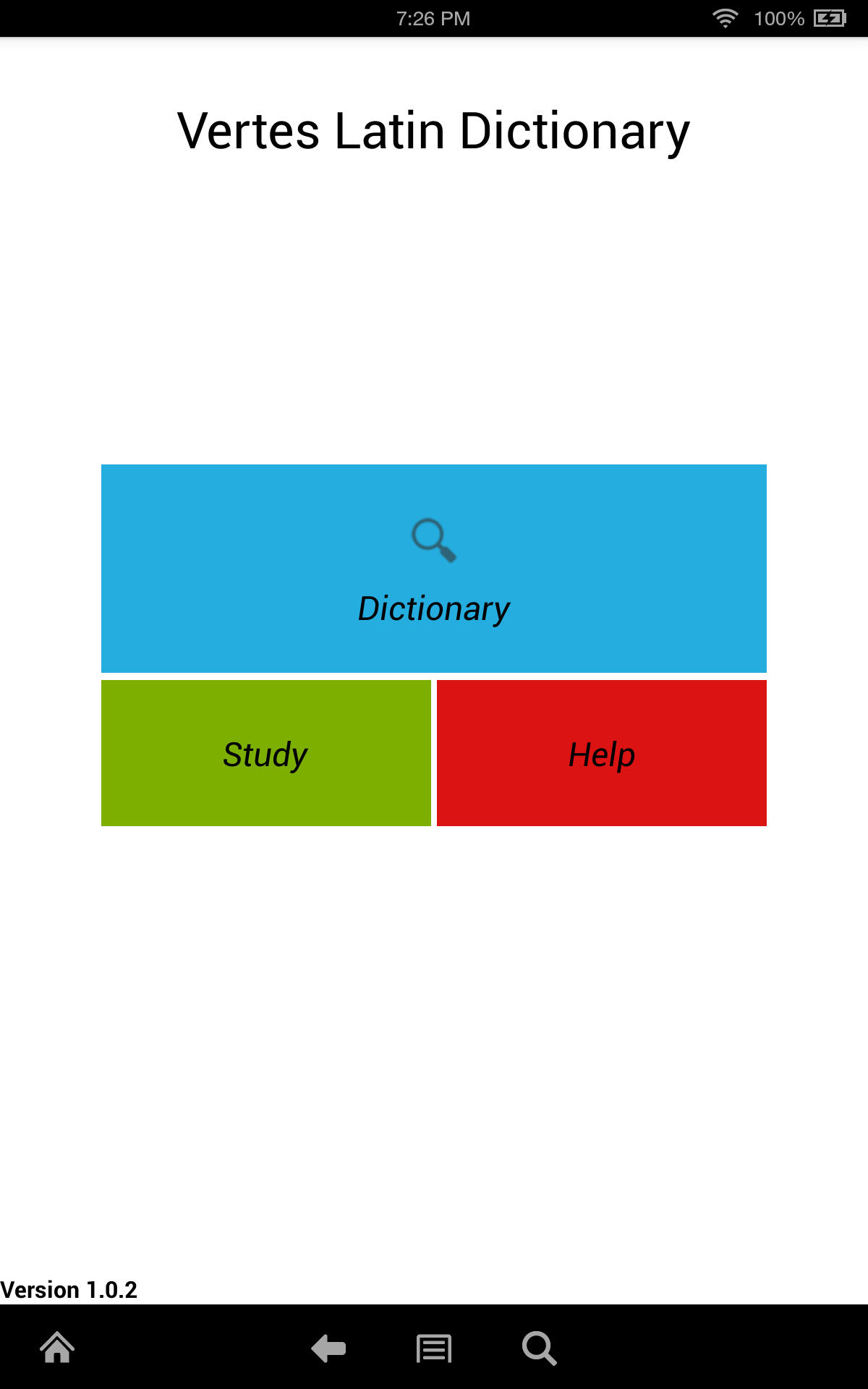 Vertes Latin for Android