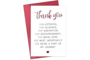 Thank You Greeting Card for Friends Family Appreciation Gifts Appreciation Greeting Card for Mentor Colleague Besties Thank Y
