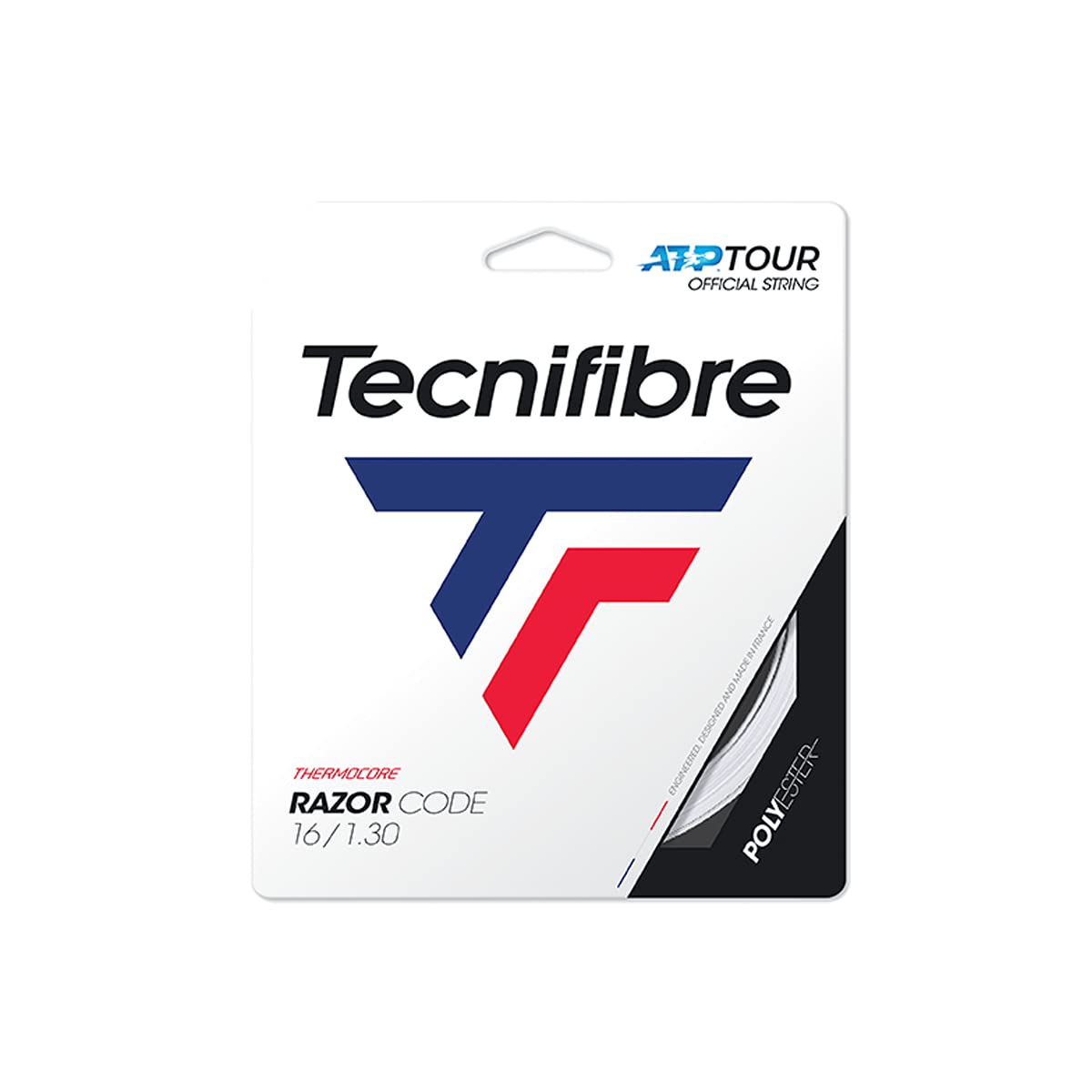 Tecnifibre Razorcode Tennis String 1.30 White - 12m Set