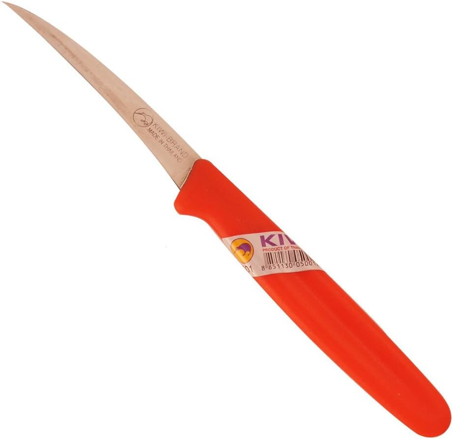 Amazon Com 2 Pcs Hight Quality Kiwi Stainless Steel Deseeding Knife And Fruit Carving Knife Chefs Knives Kitchen Dining