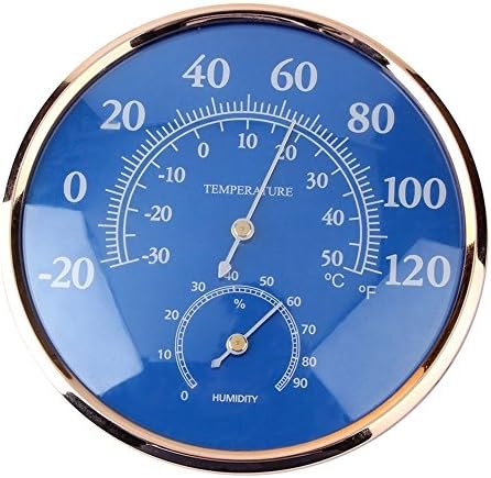 Large Round Thermometer Hygrometer Temperature Humidity Monitor Meter Gauge