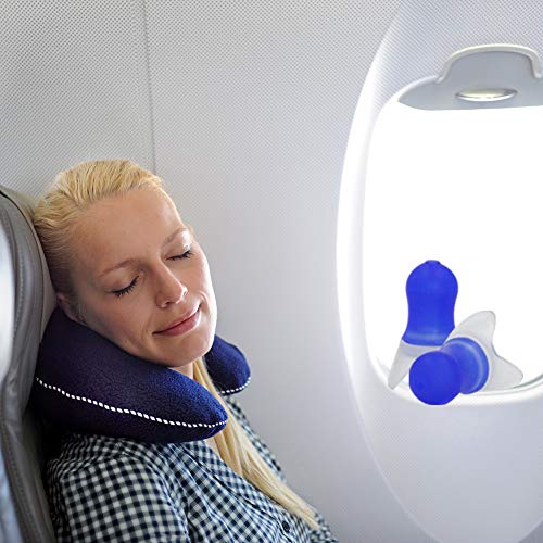 'MASWATER Ear Plugs Noise Reduction - 3 in 1 High Fidelity Earplugs for Sleeping,by Plane, Swimming, Concert Silicone Material (3 in 1)