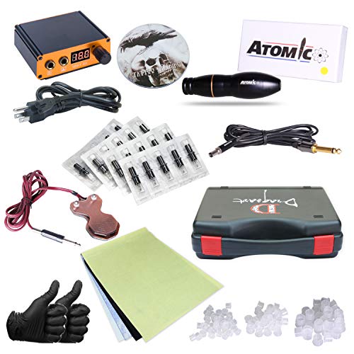 Pro Tattoo Kit Rotary tattoo Machines Guns Power supply Quantum Tattoo Ink