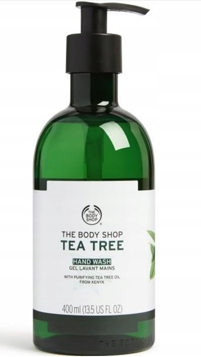 The Body Shop Tea Tree Hand Wash Vegan Antibacterial 400ml Green Scent