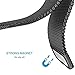 Kartice Compatible Fossil Gen 4 Q Explorist HR Band,22mm Milanese Metal Stainless Steel Mesh Replacement Strap for Fossil Gen 2 Q Marshal/Fossil Gen 4 Q Explorist HR Smart Watch.(Black)
