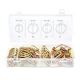 Premium Lynch Pin Fastener Assortment Kit - 50 Piece Set With Plastic Case