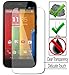 Fenix - Motorola Moto G 9-H Premium Tempered Glass Screen Protector, Two Year Warranty/Ultra High Definition Invisible, Clear Transparency, Oleo-phobic Coating and Anti-Bubble Crystal Shield
