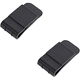 GaiRen 2 Pack Belt Clip for V4 with USB C Q7 Q2 V7 Q8 MS20, Referee Headset Accessory Motorcycle Helmet Clips Bracket Clip Mount