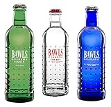 Bawls Guarana Energy Drinks 6-10oz Glass Bottles (3 Flavor Variety Pack)