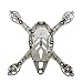 Holy Stone F180W RC Drone Quadcopter Spare Parts Crash Pack (1 Spare Blades Sets+ 1 Propeller Guard+ 2 Replacement Motors+ 1 Body Shell Set)
