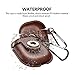 AirPods Case Leather, AirPods Cover Accessories Keychain Protect Waterproof Retro Cases Compatible Apple AirPods (Brown)thumb 3
