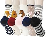 Womens Cute Animal Socks, Fun and Cool 100% Cotton Art Socks