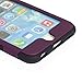 iPhone 6 Plus Case, oneCase 3-piece 3 in 1 Combo Hybrid High Impact Body Armor Hard PC & silicone Case Protective Cover for Apple iPhone 6 Plus 5.5 inch Screen with Screen protector (Purple/Black)