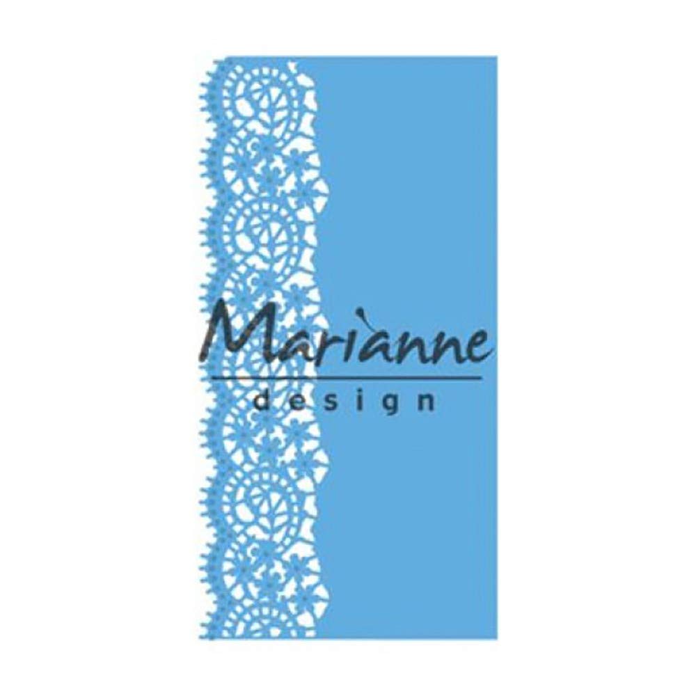 Marianne Design Creatables Lace Border (Small) Die, Metal, Blue, 20.1 x 8.4 x 0.2 cm