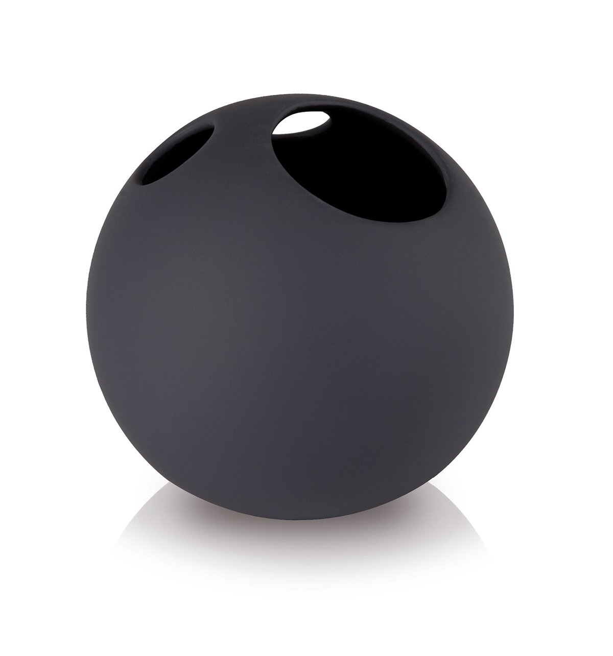 Möve New Orbit toothbrush holder, coated ceramic, graphite