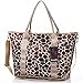 Mummy Baby Diaper Bag Crossbody Weekender Tote Fashion Leopard Print Large Capacity