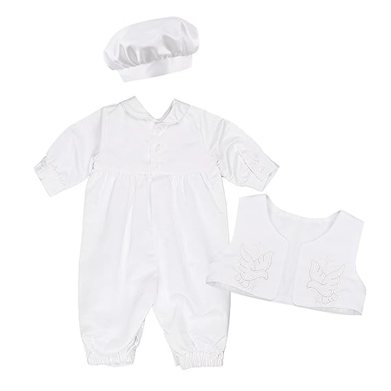 baby boy blessing romper