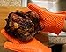 Cooking Gloves Heat Resistant UltraGrip Pair of 100 % Silicone Oven Mitts Heat Resistant Gloves, BBQ Gloves, Baking, Smoking, Cooking mitts Potholders. Up to 425°F - BPA Free, Non-Stick & Waterproof