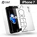 D&P Screen Protector Tempered Glass Compatible with iPhone 7, 9H 3D Curved Tempered Glass Ultra Clear Screen Protector Case Friendly Front and Back Easy Install
