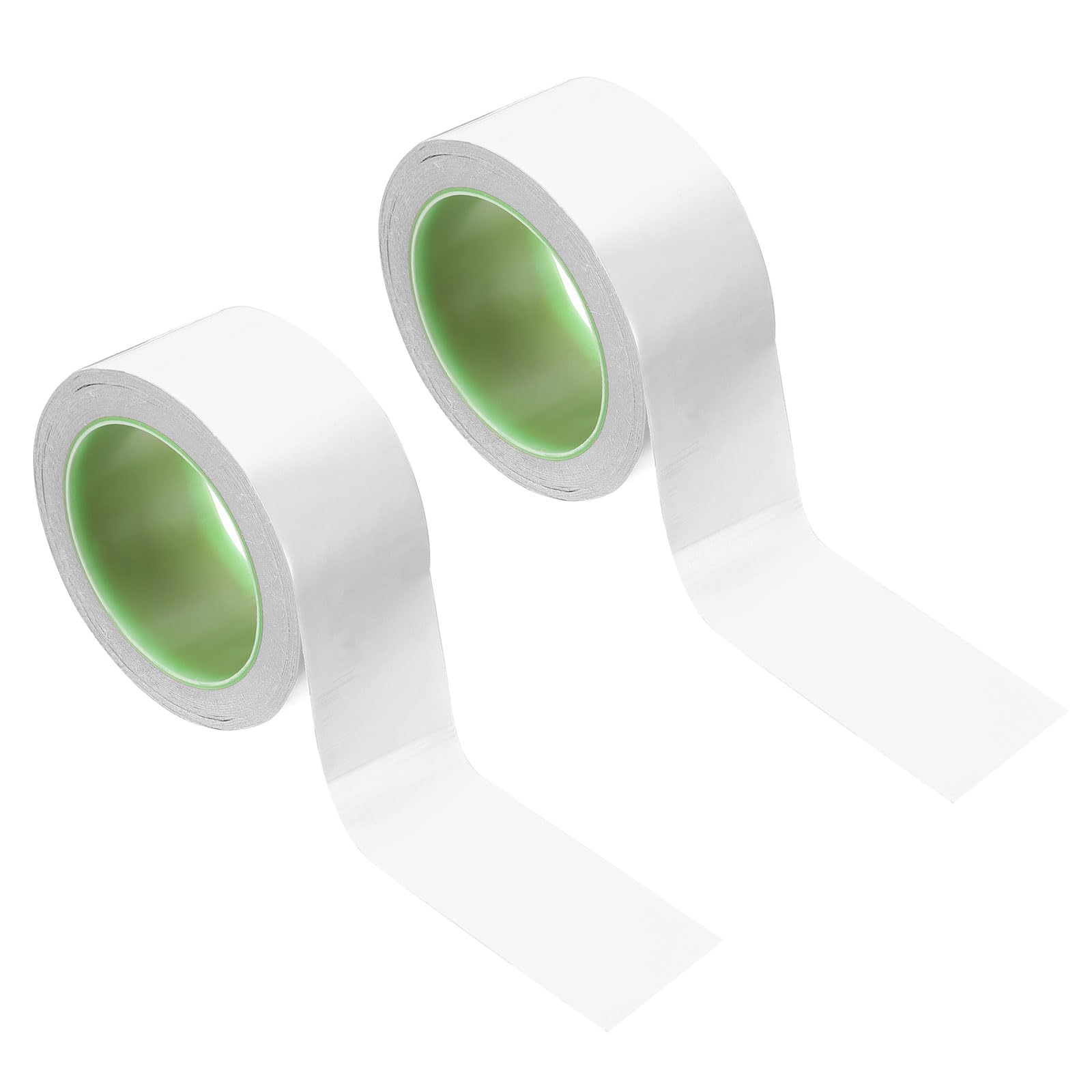 PATIKIL Safety Caution Tape 33m x 48mm, 2 Pack Safety Warning Stripe Tape Floor Tape for Marking Floor Walls Stair, White