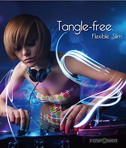 image for Audio Cable 6 FT (2 PACK), FosPower Stereo Audio 3.5mm Auxiliary Short