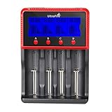 18650 Charger,AA Charger, H4 Universal Battery Charger LCD Display Speedy Smart Charger