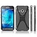 BoxWave Case Compatible with Samsung Galaxy XCover 3 (Case by BoxWave) - Bodysuit, Premium Textured TPU Rubber Gel Skin Case for Samsung Galaxy XCover 3 - Smoke Grey